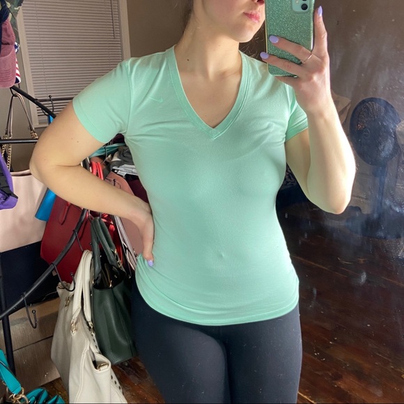 Nike Tops - Nike dri-fit v-neck top S
